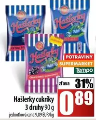 Hašlerky cukríky