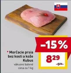 Morčacie prsia bez kosti a kože Kubus