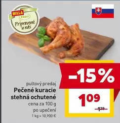 Pečené kuracie stehná ochutené