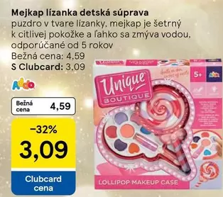 Mejkap lízanka detská súprava