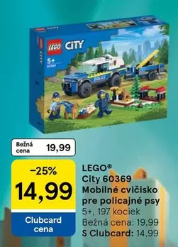 Lego - City 60369 Mobilné cvičísko pre policajné psy