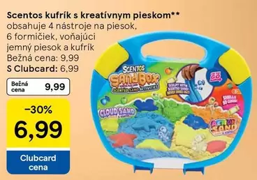 Cloud - kufrík s kreatívnym pieskom