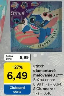 Stitch - diamantové maľovanie XL***