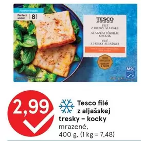 Frozen - filé z aljašskej tresky - kocky