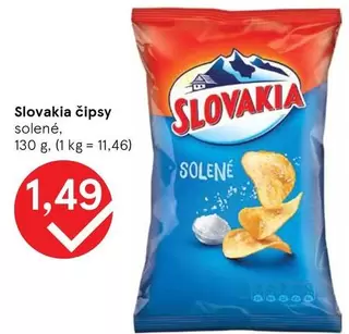 čipsy solené
