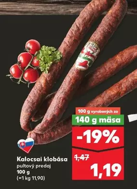 Kalocsai klobása