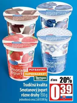 Smotanový jogurt