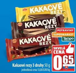 Kakaové rezy