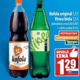 Kofola originál, Vinea biela