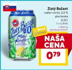 radler citrón, 0,0%