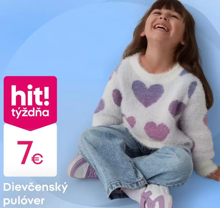 Dievčenský pulóver