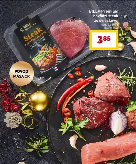 hovädzí steak zo sviečkovej