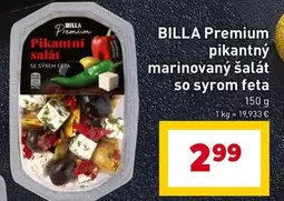 pikantný marinovaný šalát so syrom feta