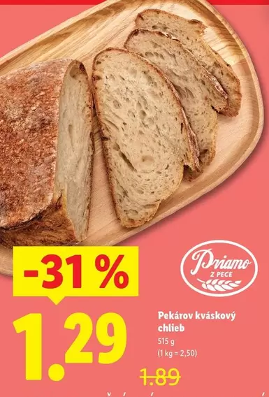 Pekárov kváskový chlieb