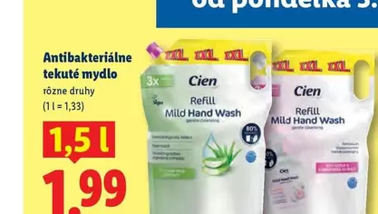 Wash - Antibakteriálne tekuté mydlo