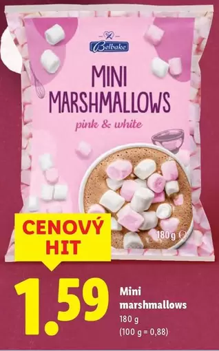 Pink - Mini marshmallows