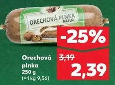 Orechová plnka