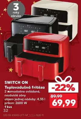 Switch - Teplovzdušná fritéza