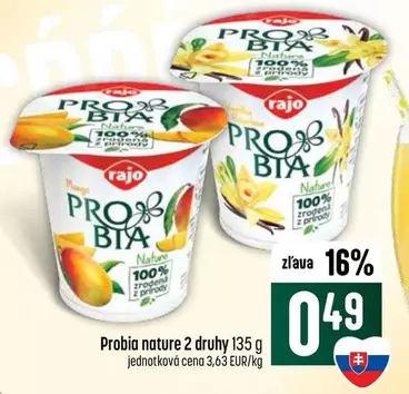 Probia nature 2 druhy