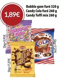 Mix - Bubble gum furé, Candy Cola furé, Candy Toffi mix