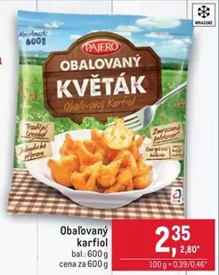 Obalovaný karfiol