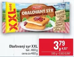 Obaľovaný syr XXL