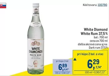 Diamonds - White Rum 37,5%