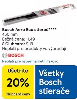 Bosch - Aero Eco stierač