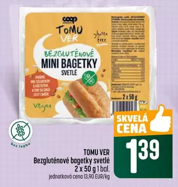 Bezgluténové bagetky svetlé