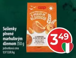 Sušienky plnené marhuľovým džemom