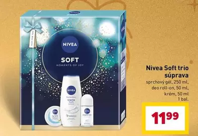 Nivea - Soft trio súprava