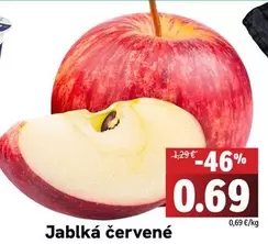 Jablká červené