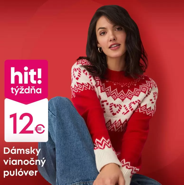 Dámsky vianočný pulóver