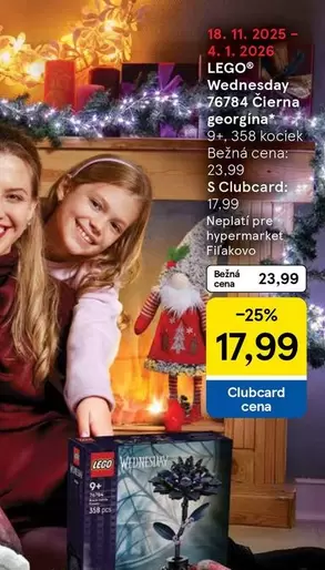 Lego - Wednesday 76784 Čierna georgina