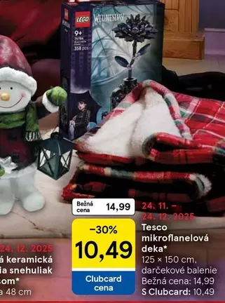 Lego - mikroflanelová deka