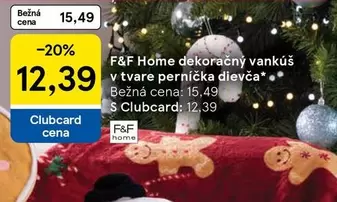 dekoračný vankúš v tvare perníčka dievča*