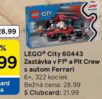 Lego - City 60443 Zastávka v F1® a Pit Crew s autom