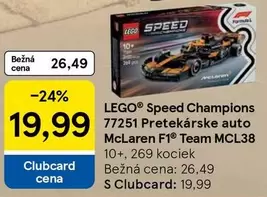 Lego - Speed Champions 77251 Pretekárske auto McLaren F1® Team MCL38