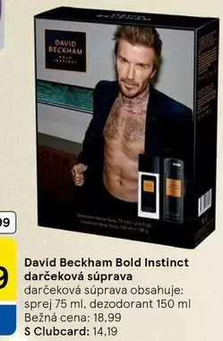 David Beckham - Bold Instinct darčeková súprava