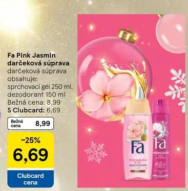 Pink - Jasmin darčeková súprava
