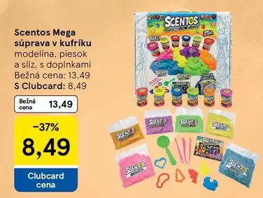 Mega súprava v kufríku modelína, piesok a sliz, s doplnkami