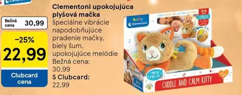 Baby - upokojujúca plyšová mačka