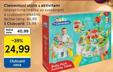 Baby - stolík s aktivitami