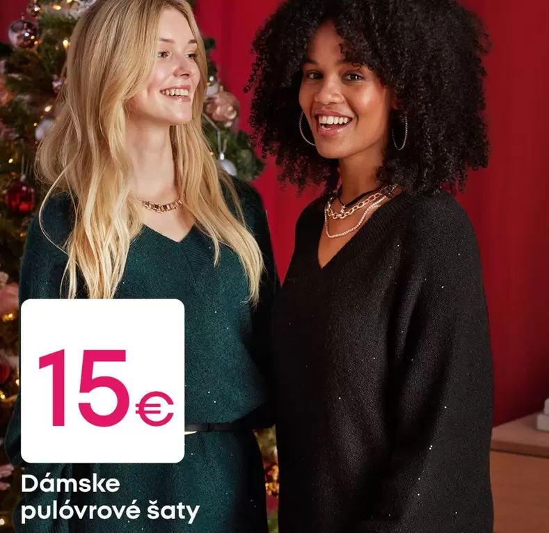 Dámske pulóvrové šaty