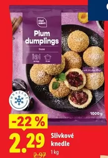 Frozen - Slivkové knedle