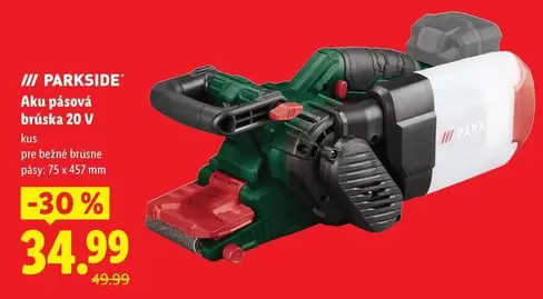 Aku pásová brúska 20 V