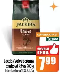 Velvet - crema zrnková káva 500 g