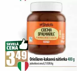 Orieškovo-kakaová nátierka