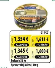 Šproty v oleji údené