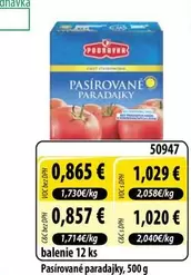 Pasírované paradajky